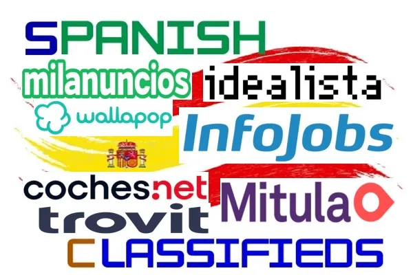 Logoer fra førende rubriksider i Spanien