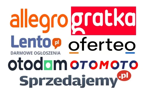 Logoer fra førende rubrikannoncer i Polen